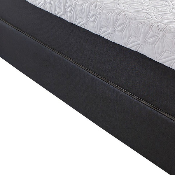 Homeroots 11.5" Lux Copper Infused Gel Memory Foam And High Density Foam Mattress Twin  Wood 391623