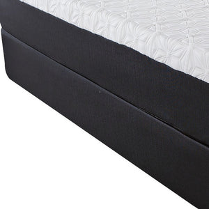 Homeroots 10.5" Lux Gel Infused Memory Foam And High Density Foam Mattress Twin Xl  Wood 391624