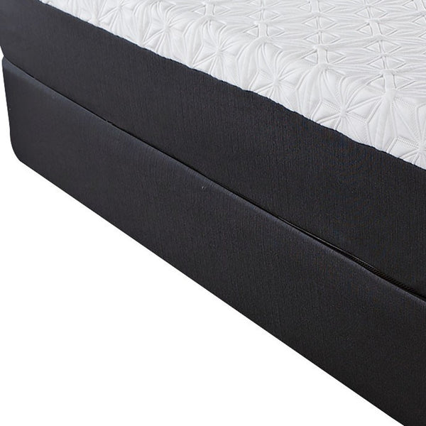 Homeroots 10.5" Lux Gel Infused Memory Foam And High Density Foam Mattress Twin Xl  Wood 391624