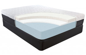 Homeroots 11.5" Lux Copper Infused Gel Memory Foam And High Density Foam Mattress Twin Xl  Wood 391625