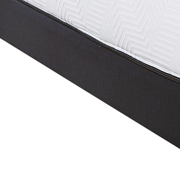 Homeroots 10.5" Hybrid Lux Memory Foam And Wrapped Coil Mattress Twin  Gel Memory Foam 391626