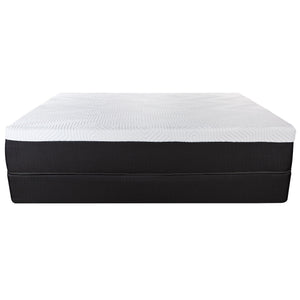 Homeroots 13" Hybrid Lux Memory Foam And Wrapped Coil Mattress Twin  Wood 391627
