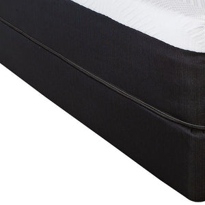 Homeroots 13" Hybrid Lux Memory Foam And Wrapped Coil Mattress Twin  Wood 391627
