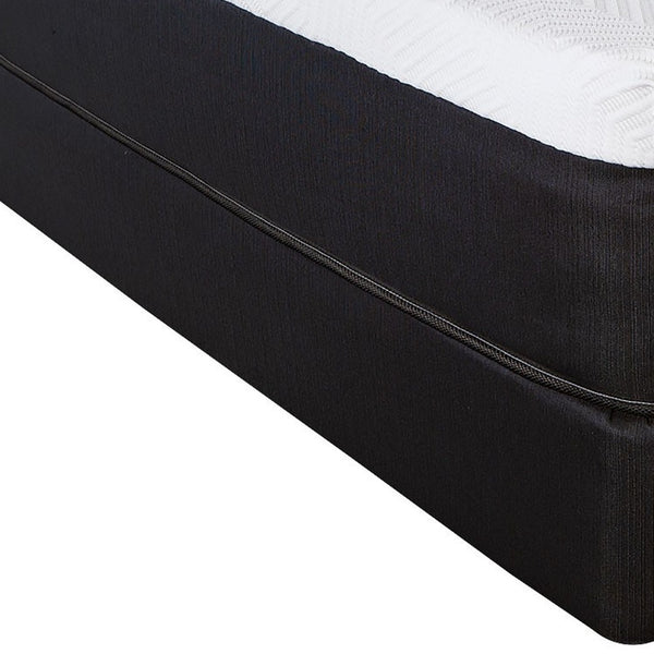 Homeroots 13" Hybrid Lux Memory Foam And Wrapped Coil Mattress Twin  Wood 391627