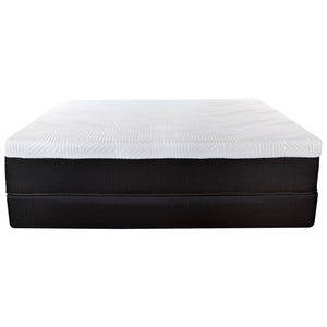 Homeroots 14" Hybrid Lux Memory Foam And Wrapped Coil Mattress Twin  Wood 391628