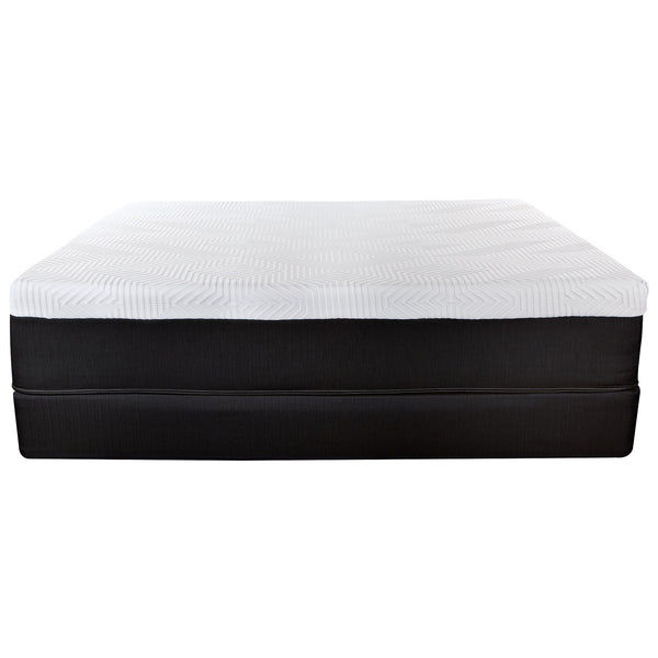 Homeroots 14" Hybrid Lux Memory Foam And Wrapped Coil Mattress Twin  Wood 391628