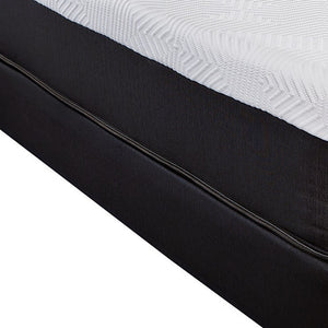 Homeroots 14" Hybrid Lux Memory Foam And Wrapped Coil Mattress Twin  Wood 391628
