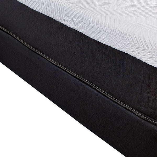 Homeroots 14" Hybrid Lux Memory Foam And Wrapped Coil Mattress Twin  Wood 391628