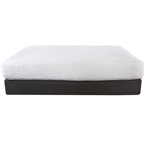 Homeroots 10.5" Hybrid Lux Memory Foam And Wrapped Coil Mattress Twin Xl  Wood 391635