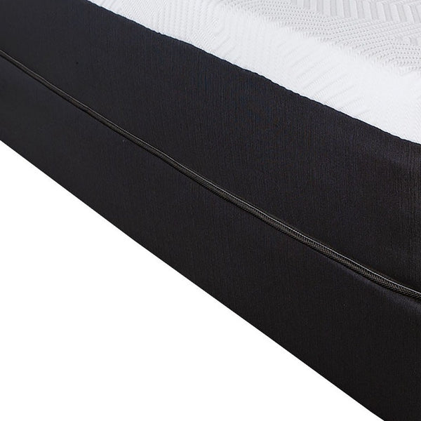 Homeroots 13" Hybrid Lux Memory Foam And Wrapped Coil Mattress Twin Xl  Wood 391640