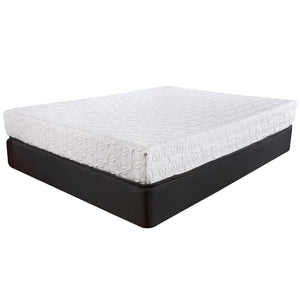 Homeroots 8" Three Layer Gel Infused Memory Foam Smooth Top Mattress Full  Wood 391665