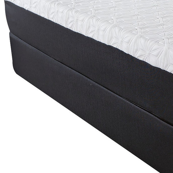Homeroots 10.5" Lux Gel Infused Memory Foam And High Density Foam Mattress Full  Wood 391669