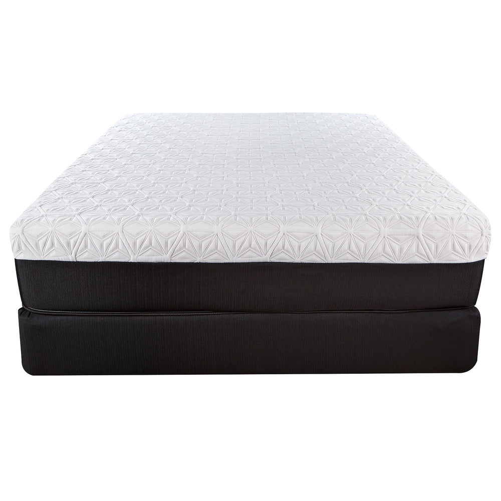 Homeroots 11.5" Lux Copper Infused Gel Memory Foam And High Density Foam Mattress Full  Wood 391672