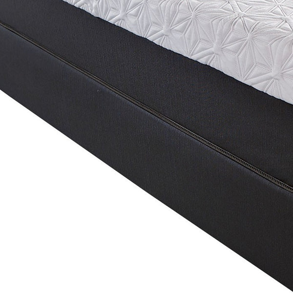 Homeroots 11.5" Lux Copper Infused Gel Memory Foam And High Density Foam Mattress Full  Wood 391672