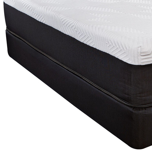 Homeroots 14" Hybrid Lux Memory Foam And Wrapped Coil Mattress Full  Wood 391679