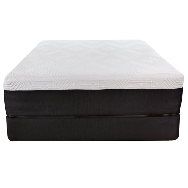 Homeroots 14" Hybrid Lux Memory Foam And Wrapped Coil Mattress Full  Wood 391679
