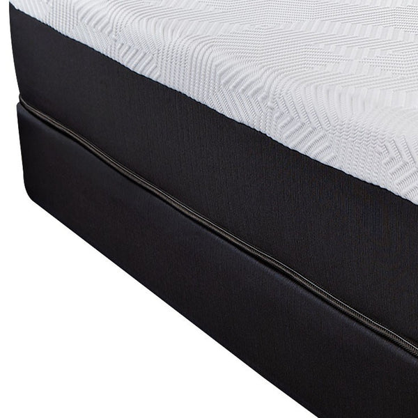 Homeroots 14" Hybrid Lux Memory Foam And Wrapped Coil Mattress Full  Wood 391679