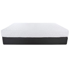 Homeroots 8" Luxurious Three Layer Gel Infused Memory Foam Mattress For Superior Comfort And Support Queen Wood 391681