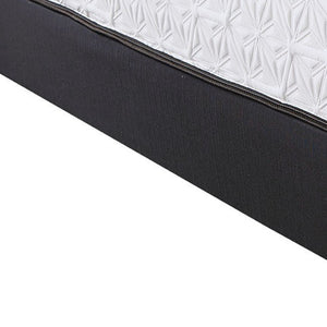 Homeroots 8" Luxurious Three Layer Gel Infused Memory Foam Mattress For Superior Comfort And Support Queen Wood 391681