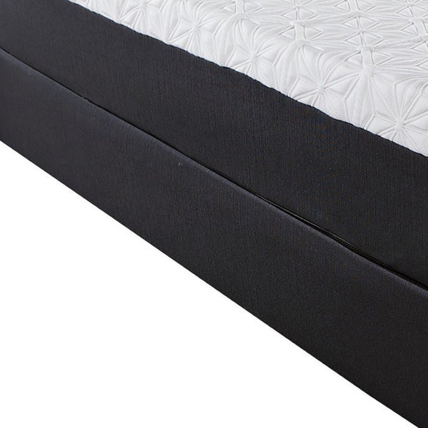 Homeroots 8" Luxurious Three Layer Gel Infused Memory Foam Mattress For Superior Comfort And Support Queen Wood 391682