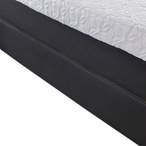 Homeroots 8" Luxurious Three Layer Gel Infused Memory Foam Mattress For Superior Comfort And Support Queen Wood 391683