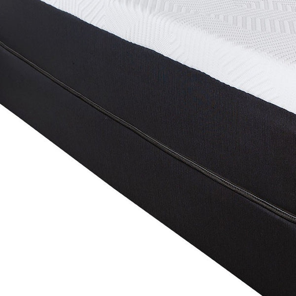 Homeroots 10.5" Luxurious Hybrid Memory Foam And Coil Mattress For Ultimate Comfort And Support Nightly Queen Wood 391685