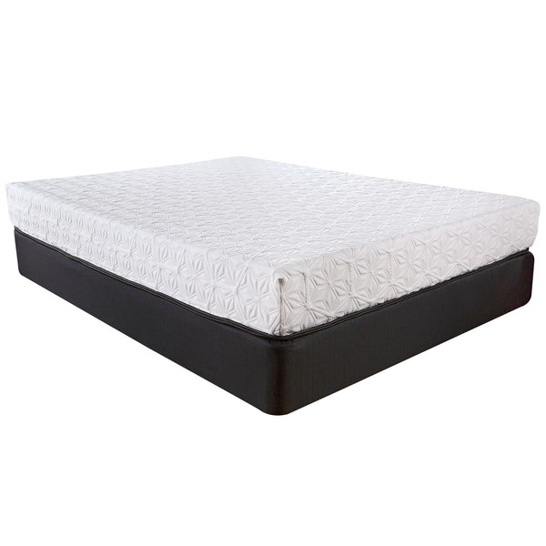Homeroots 8" Luxurious Three Layer Gel Infused Memory Foam Mattress For Superior Comfort And Support King Wood 391689
