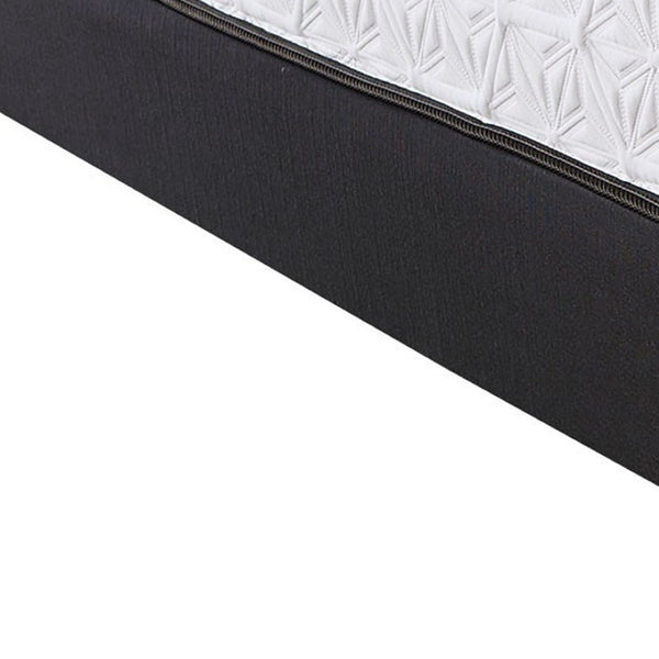 Homeroots 8" Luxurious Three Layer Gel Infused Memory Foam Mattress For Superior Comfort And Support King Wood 391689