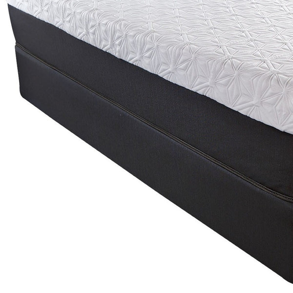Homeroots 8" Luxurious Three Layer Gel Infused Memory Foam Mattress For Superior Comfort And Support King Wood 391691