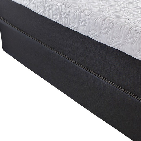 Homeroots 8" Luxurious Three Layer Gel Infused Memory Foam Mattress For Superior Comfort And Support King Wood 391691