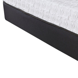 Homeroots 8" Luxurious Three Layer Gel Infused Memory Foam Mattress For Superior Comfort And Support Cal King Wood 391692
