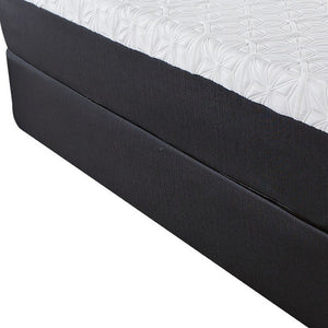 Homeroots 8" Luxurious Three Layer Gel Infused Memory Foam Mattress For Superior Comfort And Support Cal King Wood 391693