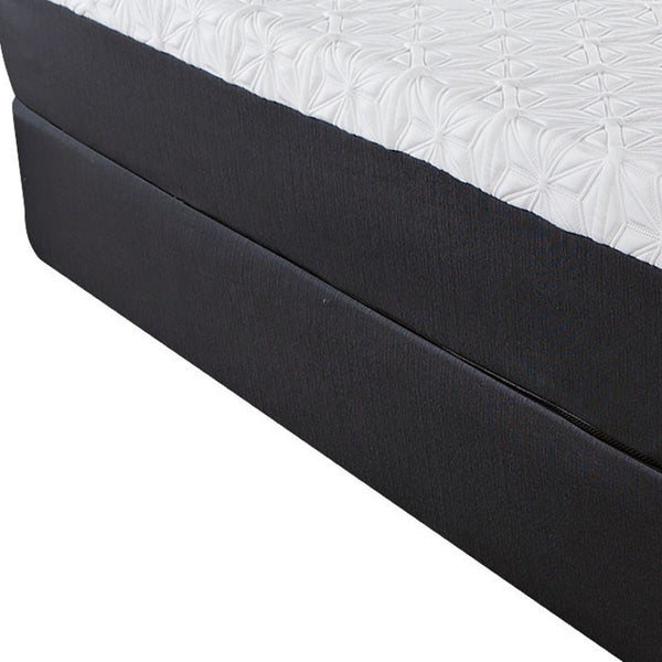 Homeroots 8" Luxurious Three Layer Gel Infused Memory Foam Mattress For Superior Comfort And Support Cal King Wood 391693