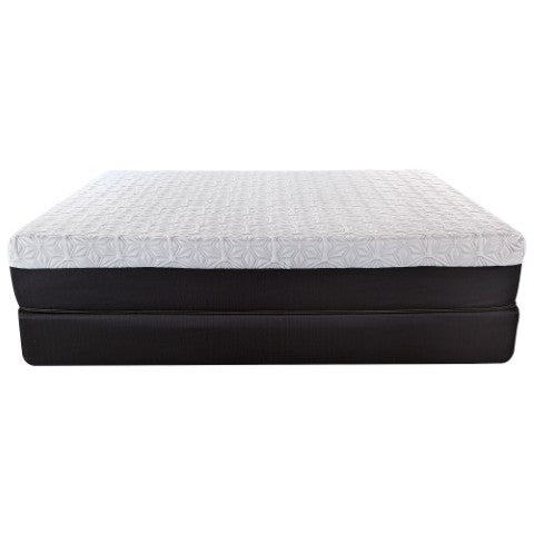 Homeroots 8" Luxurious Three Layer Gel Infused Memory Foam Mattress For Superior Comfort And Support Cal King Wood 391694
