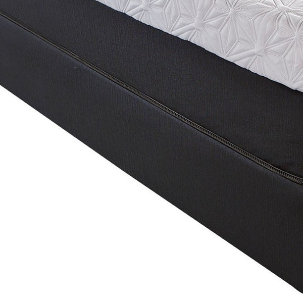 Homeroots 8" Luxurious Three Layer Gel Infused Memory Foam Mattress For Superior Comfort And Support Cal King Wood 391694
