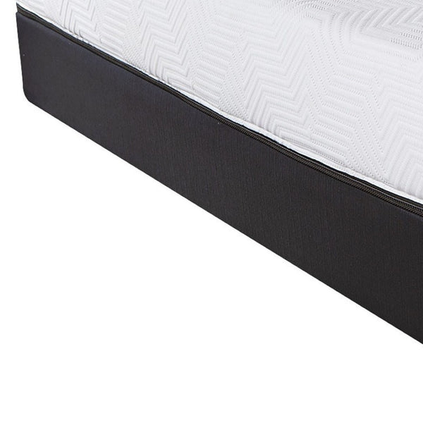 Homeroots 10.5" Luxurious Hybrid Memory Foam And Coil Mattress For Ultimate Comfort And Support Nightly King Wood 391695