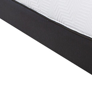 Homeroots 10.5" Luxurious Hybrid Memory Foam And Coil Mattress For Ultimate Comfort And Support Nightly King Wood 391695
