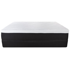 Homeroots 10.5" Luxurious Hybrid Memory Foam And Coil Mattress For Ultimate Comfort And Support Nightly King Wood 391696
