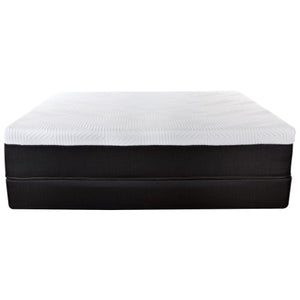 Homeroots 10.5" Luxurious Hybrid Memory Foam And Coil Mattress For Ultimate Comfort And Support Nightly King Wood 391697
