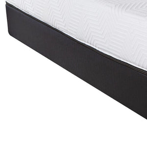 Homeroots 10.5" Luxurious Hybrid Memory Foam And Coil Mattress For Ultimate Comfort And Support Nightly Cal King Wood 391698