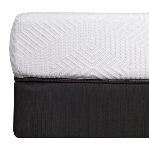 Homeroots 10.5" Luxurious Hybrid Memory Foam And Coil Mattress For Ultimate Comfort And Support Nightly Cal King Wood 391698