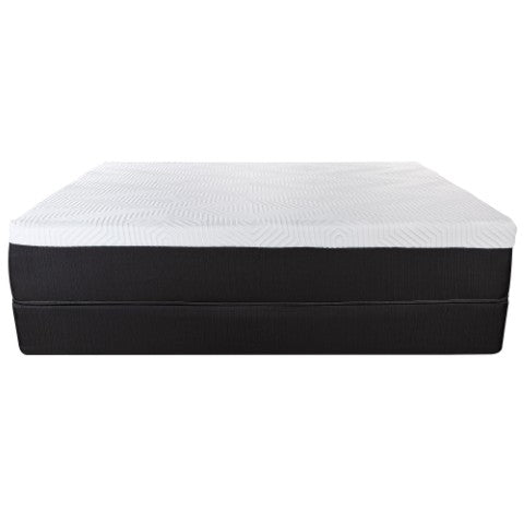 Homeroots 10.5" Luxurious Hybrid Memory Foam And Coil Mattress For Ultimate Comfort And Support Nightly Cal King Wood 391699