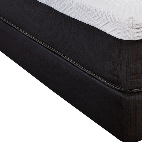 Homeroots 10.5" Luxurious Hybrid Memory Foam And Coil Mattress For Ultimate Comfort And Support Nightly Cal King Wood 391700