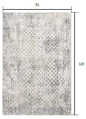Homeroots 8' X 10' Gray And Ivory Abstract Area Rug  Viscose 391777