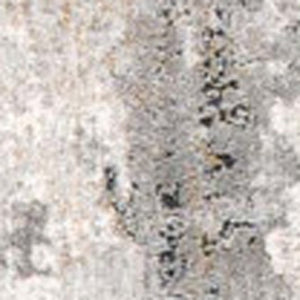 HomeRoots 2' Gray Abstract Pattern Runner Rug - Modern Artistry for Hallways, Soft Texture & Low-Pile Durability 2' x 8' 391786