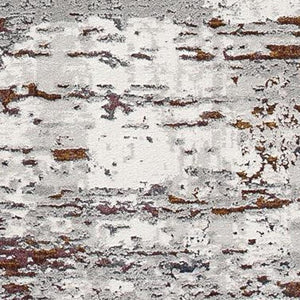 HomeRoots 4' Modern Abstract Gray and Brown Scraped Area Rug - Plush, Stain-Resistant, Vintage Design for Comfort 8' X 11' 391803