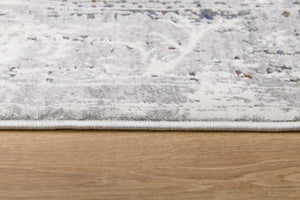 HomeRoots 4' Gray Abstract Area Rug - Soft High-Pile Design with Artistic Patterns for Modern Home Décor 4' X 6' 391814
