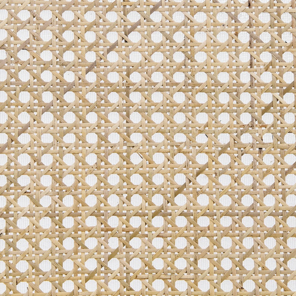 EuroStyle Joelle Side Chair in Matte Black Beech Wooden Frames with Natural Cane Seat & Back - Set of 1