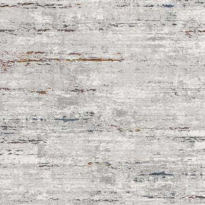 HomeRoots 4' Grey Abstract Area Rug - Modern Elegance for Cozy Spaces, Durable Construction & Easy Maintenance 4' X 6' 391822