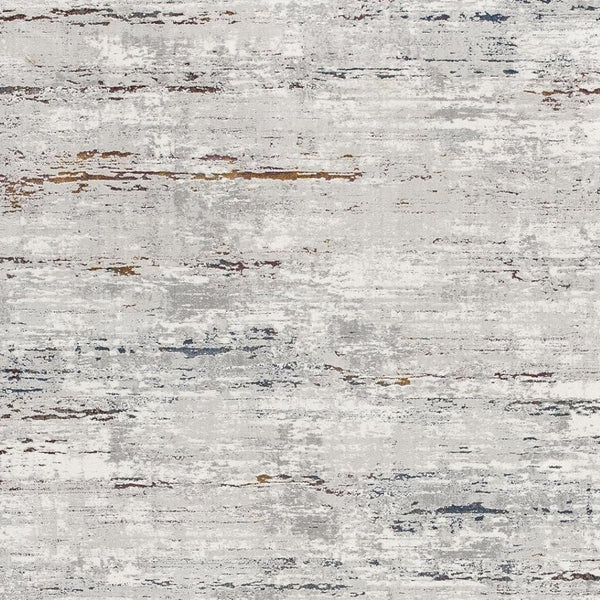 HomeRoots 4' Grey Abstract Area Rug - Modern Elegance for Cozy Spaces, Durable Construction & Easy Maintenance 4' X 6' 391822